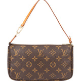 Louis Vuitton Canvas Monogram Pochette Accessoire Handbag
