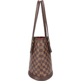 Louis Vuitton Damier Ebene Monogram Bucket PM Shoulder Bag