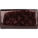 Louis Vuitton Vernis Monogram Amarante Sarah Wallet