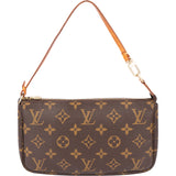 Louis Vuitton Canvas Monogram Pochette Accessoire Handbag