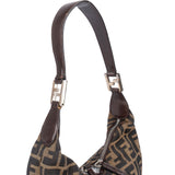 Fendi FF Monogram Zucca Hobo Shoulder Bag