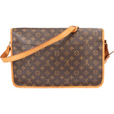 Louis Vuitton Canvas Monogram Gibeciere Crossbody Bag