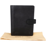 Louis Vuitton Noir Epi Leather Agenda MM