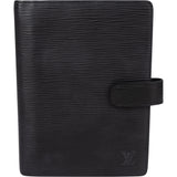 Louis Vuitton Noir Epi Leather Agenda MM