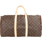 Louis Vuitton Canvas Monogram Keepall 50
