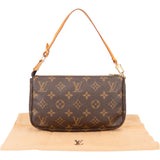 Louis Vuitton Canvas Monogram Pochette Accessoire Handbag