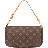 Louis Vuitton Canvas Monogram Pochette Accessoire Handbag