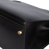 Hermès Black Boxcalf Kelly 32 Handbag