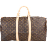 Louis Vuitton Canvas Monogram Keepall 50