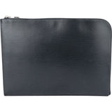 Louis Vuitton Noir Epi Leather Laptop Clutch