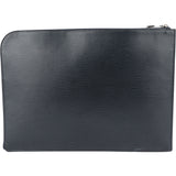 Louis Vuitton Noir Epi Leather Laptop Clutch
