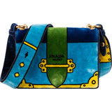 Prada Velvet FW17 Trompe Lóeil Crossbody Bag