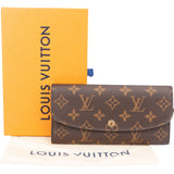 Louis Vuitton Canvas Monogram Emilie Wallet