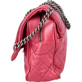 Chanel Quilted Lambskin Antiques Single Flap Crossbody Bag