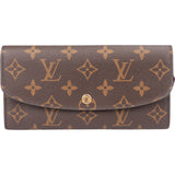 Louis Vuitton Canvas Monogram Emilie Wallet