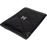 Chanel Quilted Lambskin Palladium CC Cardholder