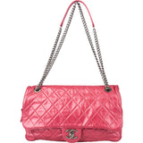 Chanel Quilted Lambskin Antiques Single Flap Crossbody Bag