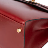 Hermès Bordeaux Boxcalf Kelly 32 Handbag