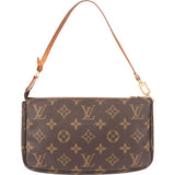 Louis Vuitton Canvas Monogram Pochette Accessoire Handbag