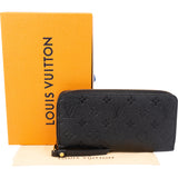 Louis Vuitton Leather Empreinte Monogram Zippy Wallet