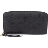 Louis Vuitton Leather Empreinte Monogram Zippy Wallet