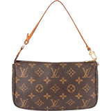 Louis Vuitton Canvas Monogram Pochette Accessoire Handbag