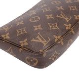 Louis Vuitton Canvas Monogram Pochette Accessoire Handbag