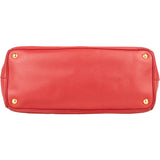 Prada Red Saffiano Leather Galleria Handbag