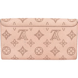 Louis Vuitton Pink Leather Mahina Wallet