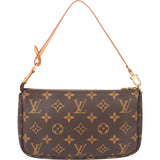 Louis Vuitton Canvas Monogram Pochette Accessoire Handbag