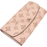 Louis Vuitton Pink Leather Mahina Wallet
