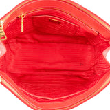 Prada Red Saffiano Leather Galleria Handbag