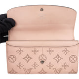 Louis Vuitton Pink Leather Mahina Wallet
