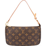 Louis Vuitton Canvas Monogram Pochette Accessoire Handbag