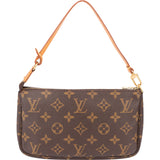 Louis Vuitton Canvas Monogram Pochette Accessoire Handbag