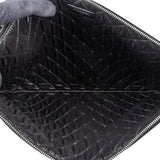 Chanel Quilted Caviar Leather CC Boy Clutch