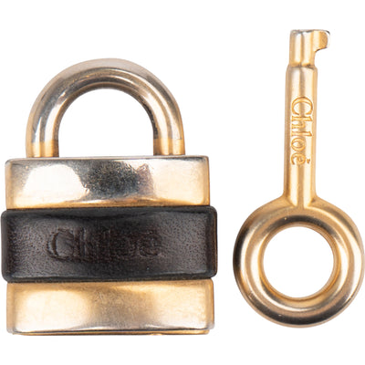 Chloé Golden Mini Padlock