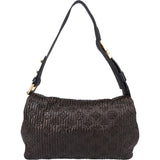 Louis Vuitton Brown Leather Monogram Motard Shoulder Bag