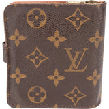 Louis Vuitton Canvas Monogram Clip Wallet