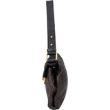 Louis Vuitton Brown Leather Monogram Motard Shoulder Bag