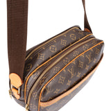 Louis Vuitton Canvas Monogram Reporter PM Crossbody Bag