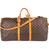 Louis Vuitton Canvas Monogram Keepall 60 Bandouliere