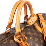 Louis Vuitton Canvas Monogram Keepall 60 Bandouliere