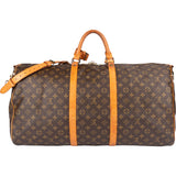 Louis Vuitton Canvas Monogram Keepall 60 Bandouliere