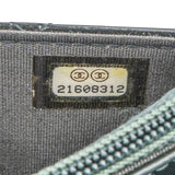 Chanel Quilted Dark Green Patent Leather Boy Wallet On Chain Crossbody Bag