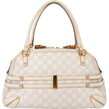 Gucci GG Leather Monogram Horsebit Handbag