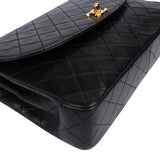 Chanel Quilted Lambskin 24K Gold Single Flap Shoulder Bag