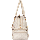 Gucci GG Leather Monogram Horsebit Handbag