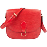 Louis Vuitton Rouge Epi Leather Saint Cloud GM Crossbody Bag