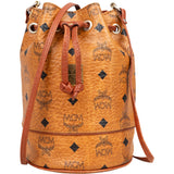MCM Visetos Monogram Bucket Crossbody Bag